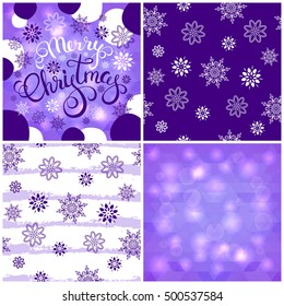 Christmas and New Year's Template Set for Greeting Scrapbooking, Congratulations, Gifts, Invitations, Stickers, Postcards. Christmas set. Vector illustration.