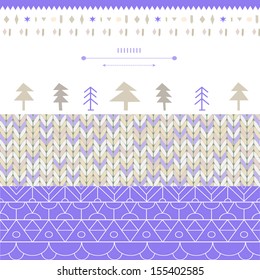 Christmas and New Year's vector pattern