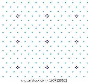 Christmas New Year's winter seamless festive Norwegian pixel pattern - Scandinavian style