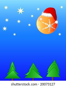 Christmas night's background