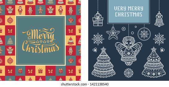 Christmas. Noel. Weihnachten. Merry Xmas Background design christmas greeting card. Christmas calligraphy lettering Merry Chrismas Happy Holiday. 
Holiday  poster for greeting cards, website,banner. 