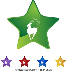 Christmas North Pole web button isolated on a background