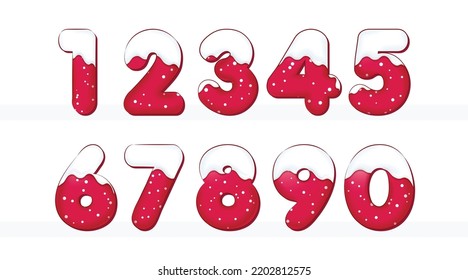 Christmas Number 1-0 illustration designed