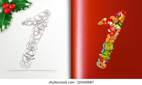 Christmas numeric, vector