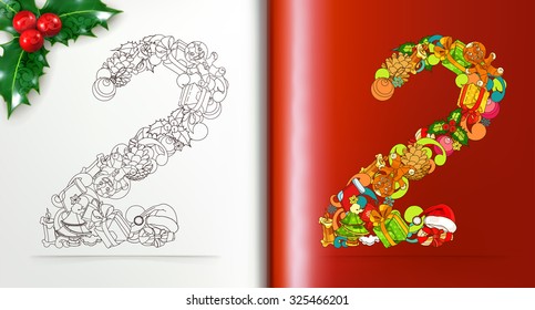 Christmas numeric, vector