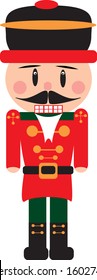 Christmas Nut cracker Vector Drawing