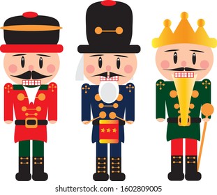 Christmas Nut cracker Vector Drawing