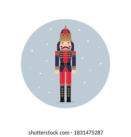 Christmas Nutcracker Design. Vector Illustration