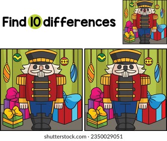 Christmas Nutcracker Find The Differences