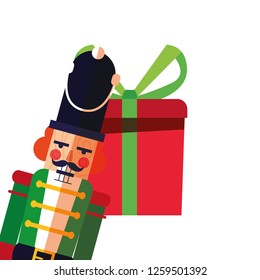 christmas nutcracker gift box decoration