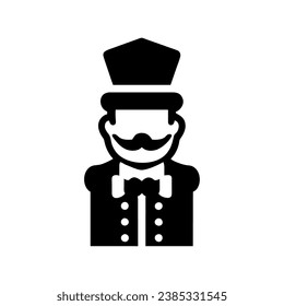 christmas nutcracker icon vector isolated