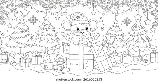 christmas nutcracker mouse coloring book page. you can print it on standard