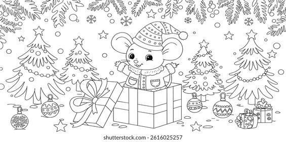 christmas nutcracker mouse coloring book page. you can print it on standard