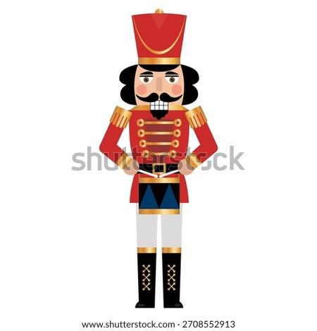 Christmas nutcrackers toy soldier with a drum