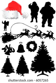 christmas object vector