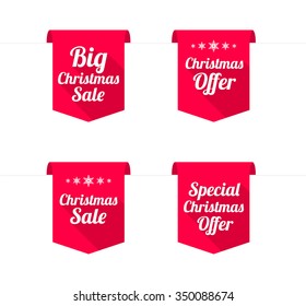 Christmas Offer & Sale Long Shadow Ribbons