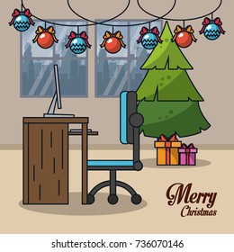 Christmas in office