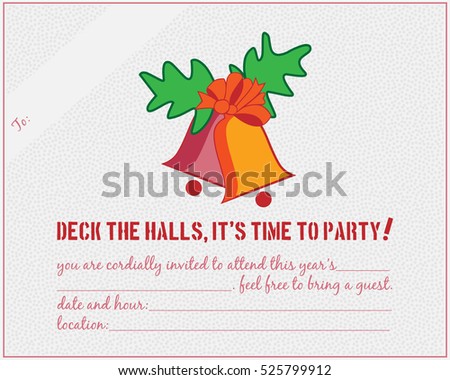 christmas office party gala event invite stock vector royalty free christmas office party invitation