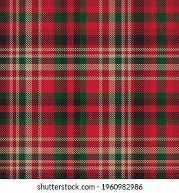 Christmas Ombre Plaid textured seamless pattern suitable for fashion textiles and graphics