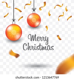 Christmas on transparent background