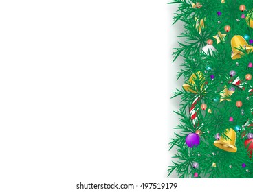 Christmas on white background