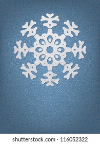 Christmas origami snowflake background. + EPS8 vector file