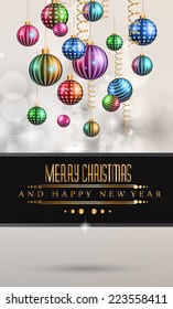 Christmas original modern background template for invitations, seasonal cards, event posters, new year backgronds and so on.