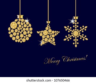 christmas ornament background