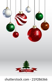 christmas ornament background colorful different style color. vector illustration.