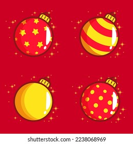 Christmas ornament ball decoration for new year