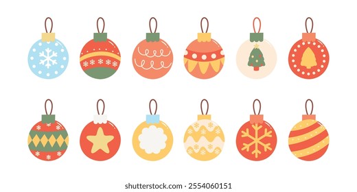 Christmas Ornament Ball Vector Collection