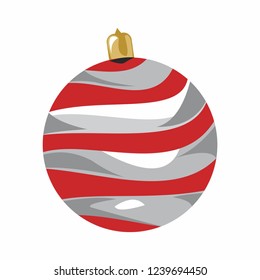 christmas ornament balls vector