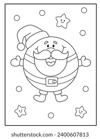 Christmas Ornament Coloring Pages for kids