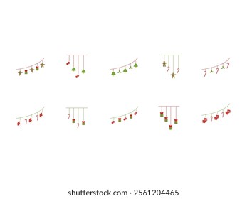 Christmas Ornament Design Element Set