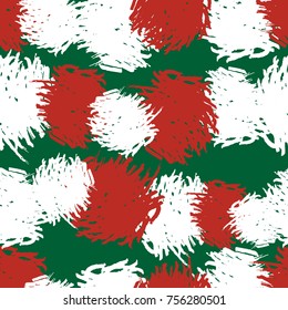 Christmas ornament with garlands.