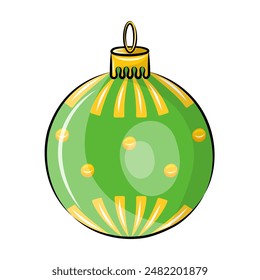 Christmas ornament green for Christmas tree