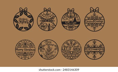 Christmas Ornament Home Decoration Bundle. 