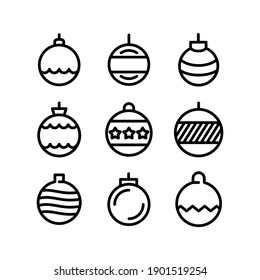 christmas ornament icon or logo isolated sign symbol vector illustration - Collection of high quality black style vector icons
