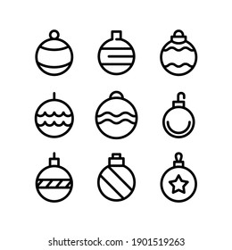 christmas ornament icon or logo isolated sign symbol vector illustration - Collection of high quality black style vector icons
