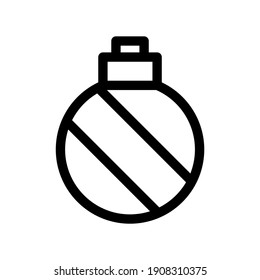 christmas ornament icon or logo isolated sign symbol vector illustration - high quality black style vector icons
