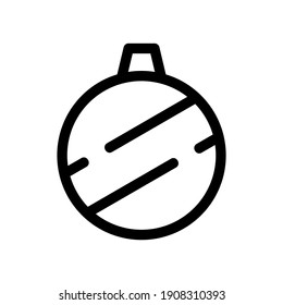 christmas ornament icon or logo isolated sign symbol vector illustration - high quality black style vector icons

