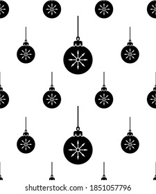 Icono De Ornamento De Navidad Patrón Sin Maravillas, Decoración De Burbujas De Bombillas De Navidad, Festín Al Vector De Árbol De Navidad Ilustración