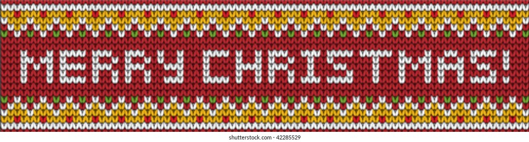 Christmas ornament for knitting