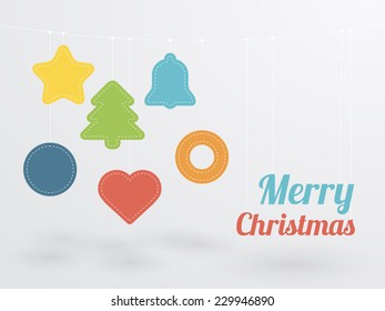 Christmas ornament on thread