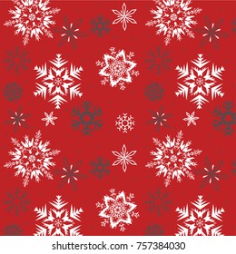 christmas ornament pattern,snowflake vector pattern