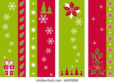 Christmas ornament for scrapbook. Vector illustration.