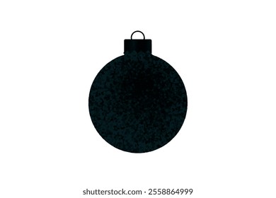 Christmas ornament silhouette vector art