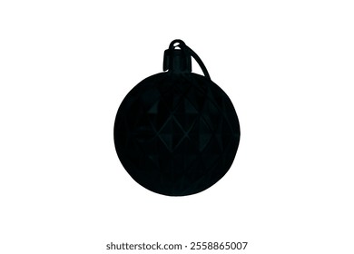 Christmas ornament silhouette vector art