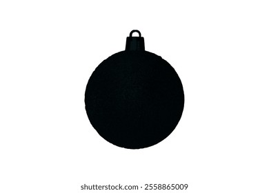 Christmas ornament silhouette vector art