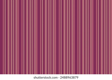 Christmas ornament stripe textile seamless, contrast pattern texture lines. Surface vertical background fabric vector in pink and red colors palette.